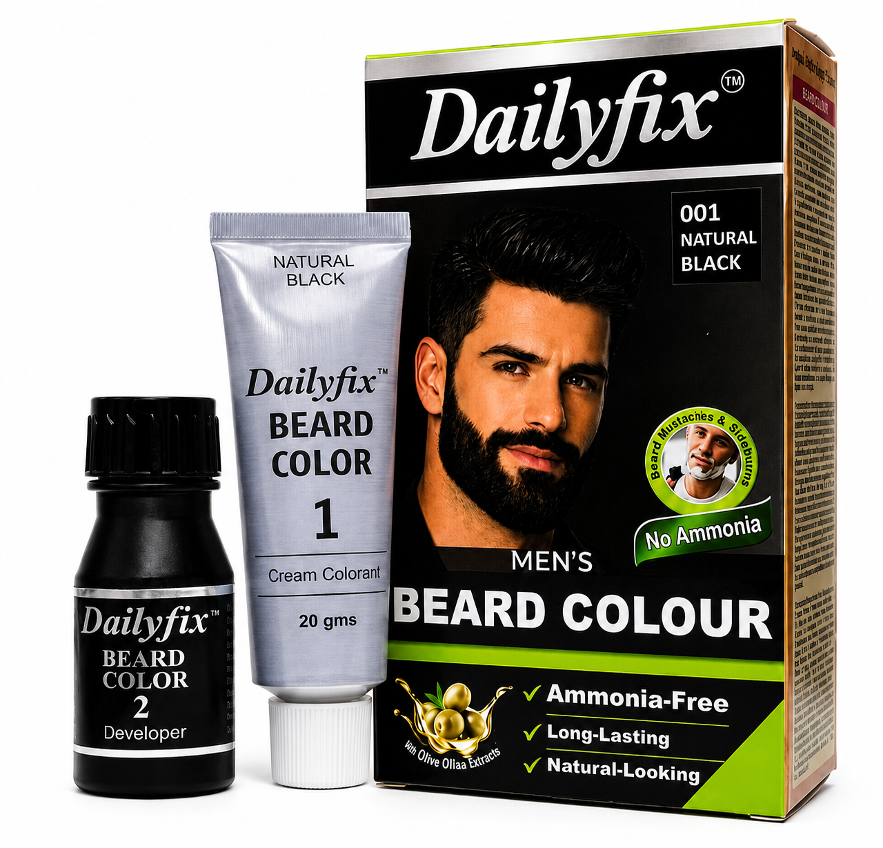 Men's Beard Colour (Natural Black)